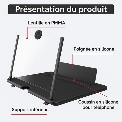 Loupe de téléphone premium